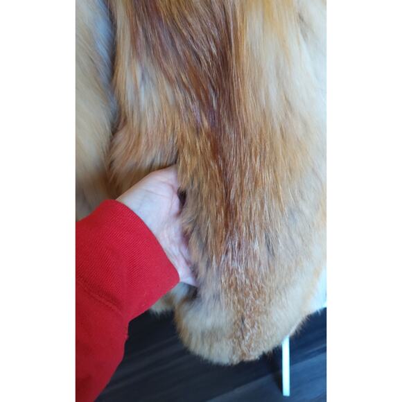 Vintage Tillis Fox Fur luxury coat Private Label size S zip Old money Regal chic - Picture 11 of 11